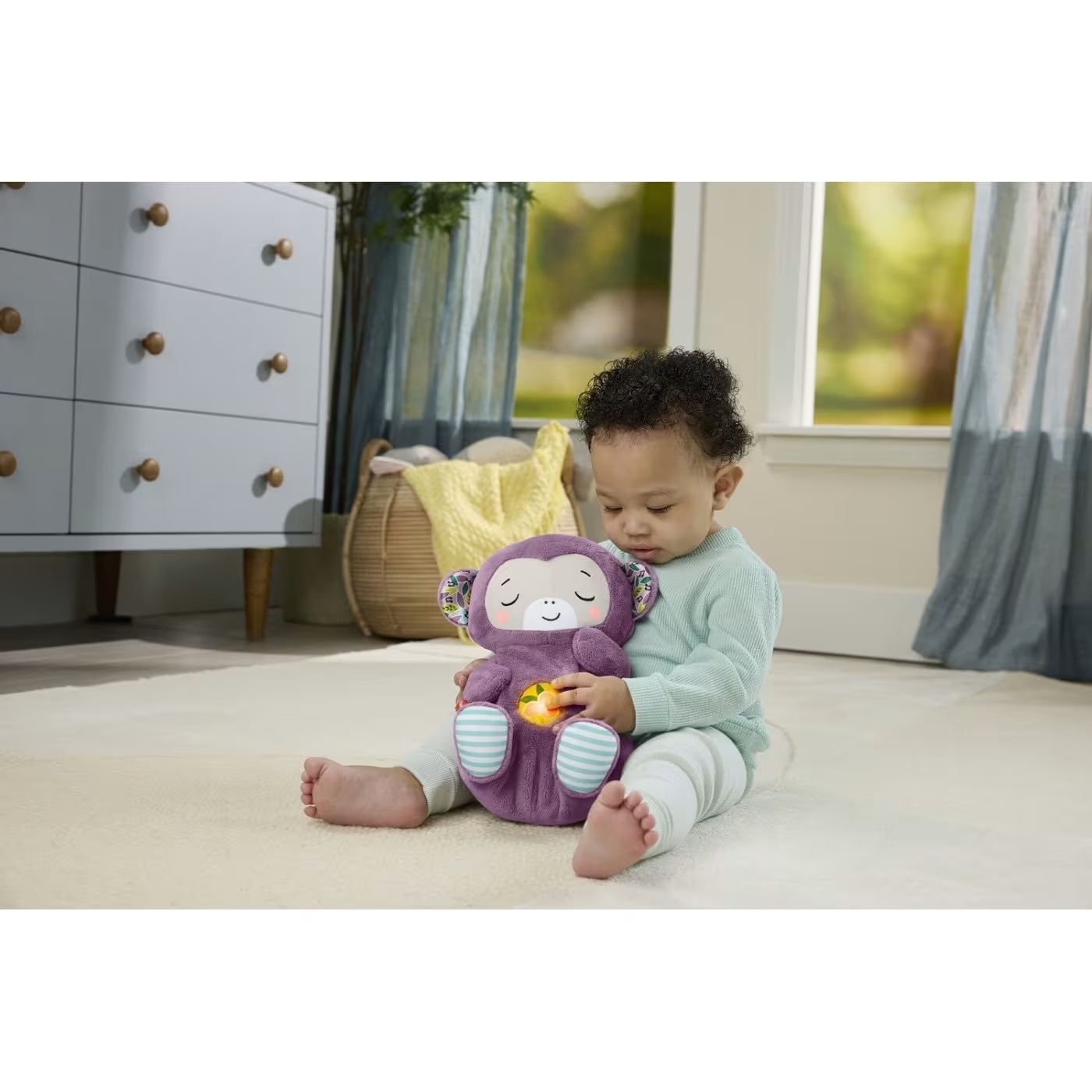 Fisher Price - Soothe ΄N Snuggle, Purple Monkey JLH41