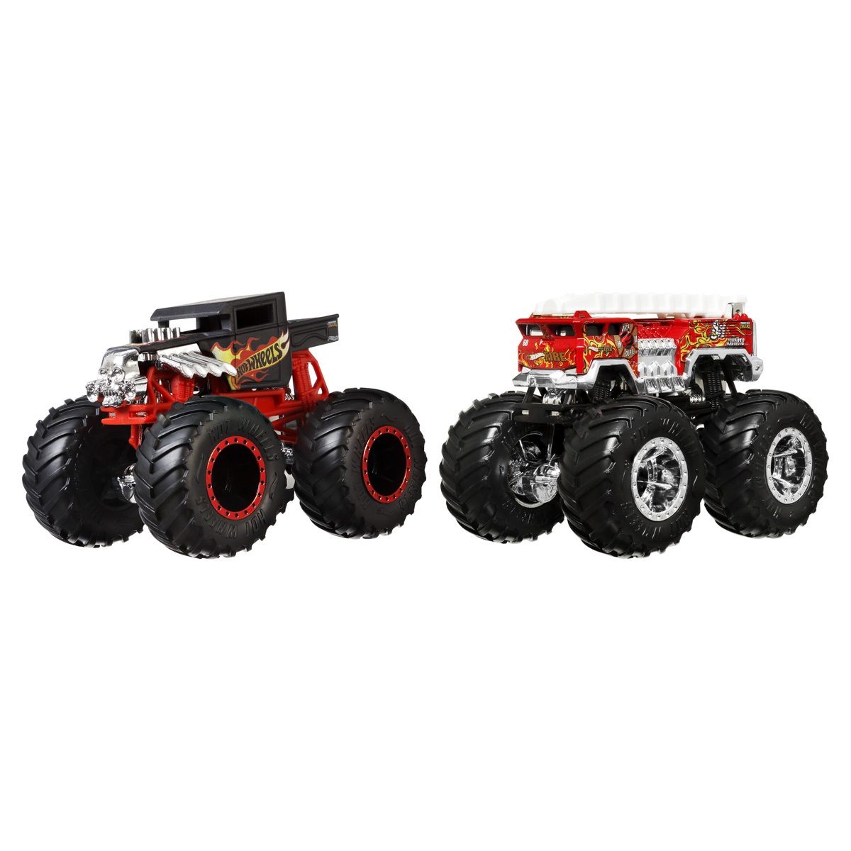 Mattel Hot Wheels - Monster Trucks, Boneshaker Vs 5 Alar JLV72 (FYJ64)