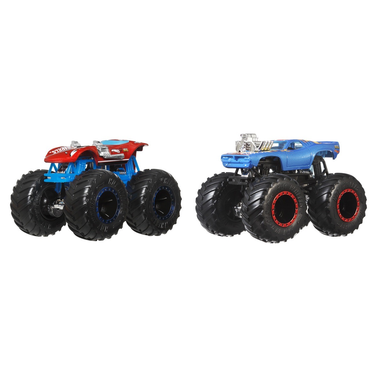 Mattel Hot Wheels - Monster Trucks, Twin Mill Vs Rodger Dodger JLV80 (FYJ64)