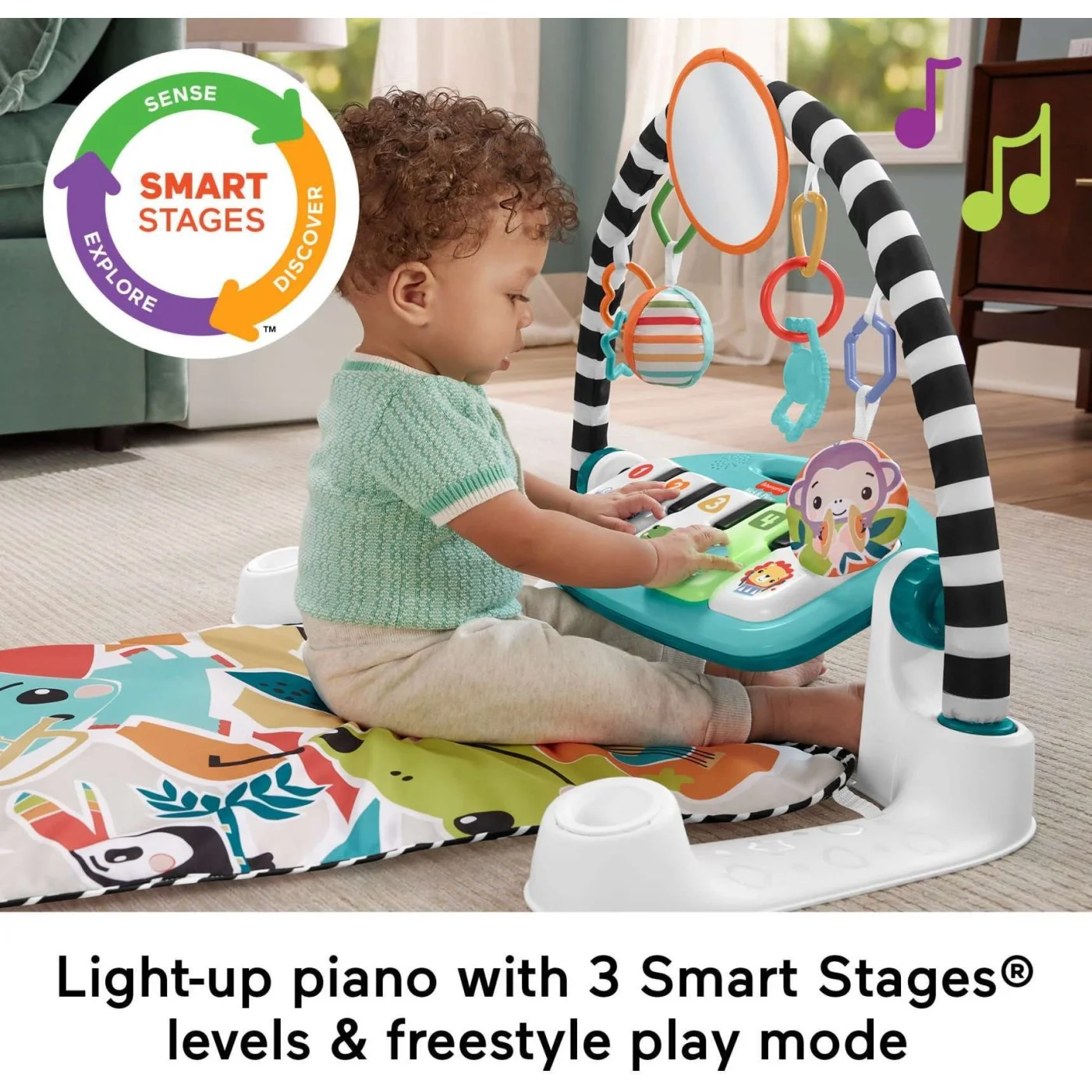Fisher Price - Γυμναστήριο Μουσικό Πιανάκι HWY55