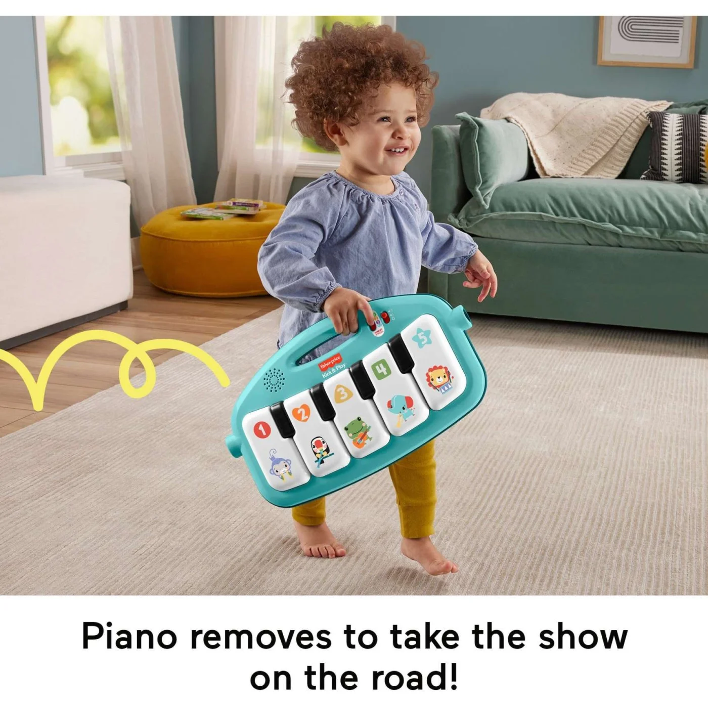 Fisher Price - Γυμναστήριο Μουσικό Πιανάκι HWY55