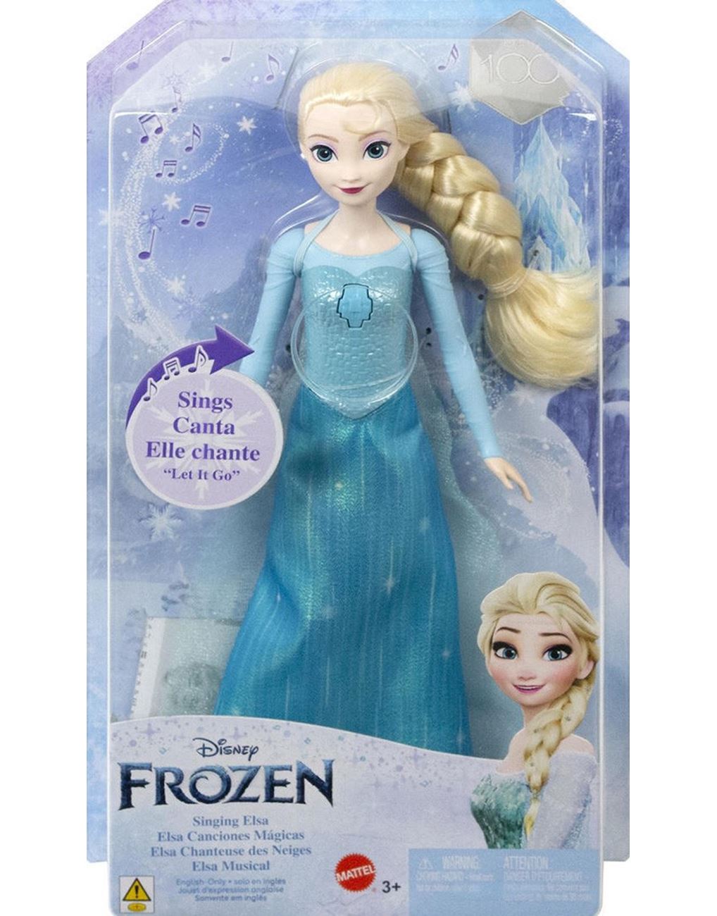 Mattel Disney Frozen - Έλσα Που Τραγουδάει Αγγλικά HLW55