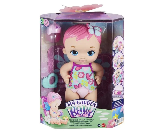 Mattel My Garden Baby - Γλυκό Μωράκι, Ροζ Μαλλιά GYP10 (GYP09)