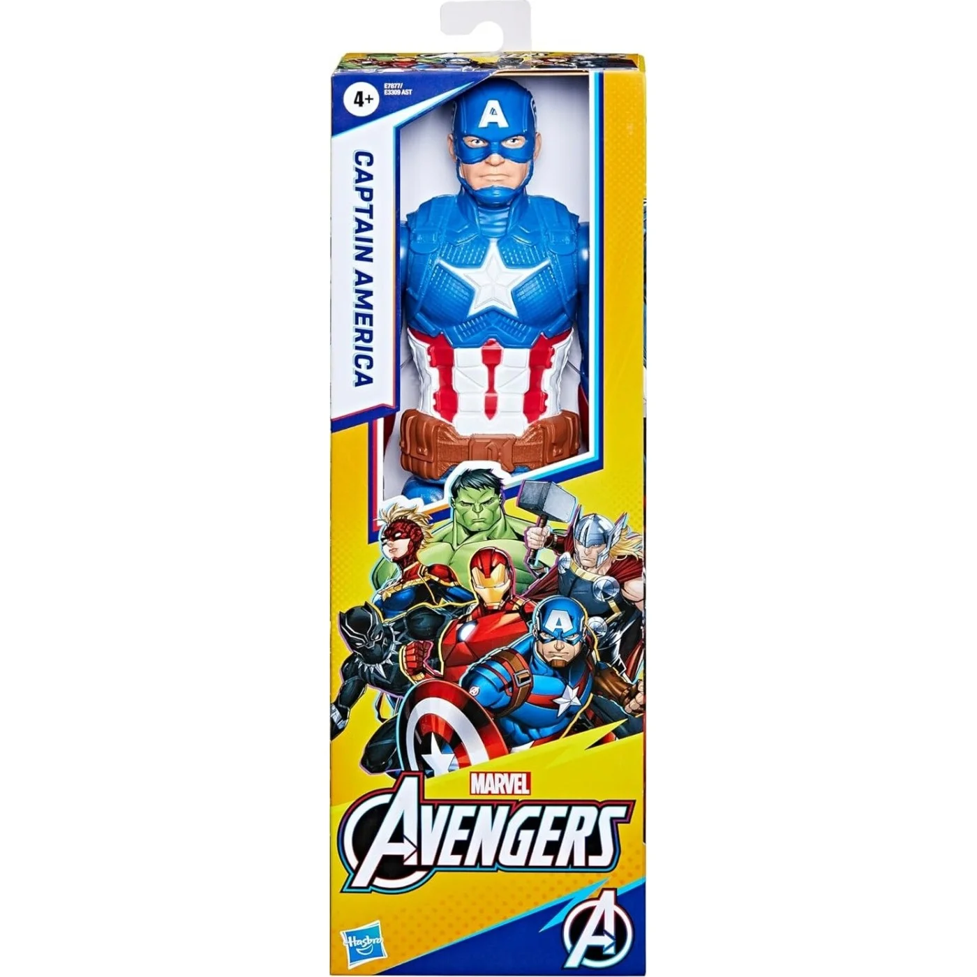 Hasbro - Marvel Avengers , Titan Hero Movie Captain America E7877 (E3309)