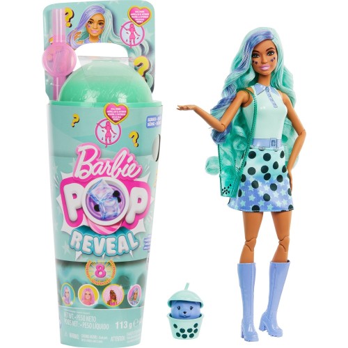 Mattel Barbie - Pop Reveal , Bubble Tea Turquoise - Ρόφημα Πράσινο Τσάι HTJ21 (HTJ18)