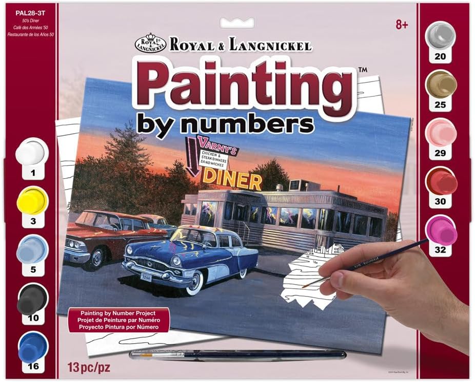 Royal & Langnickel - Painting By Numbers , Diner 50s PAL28