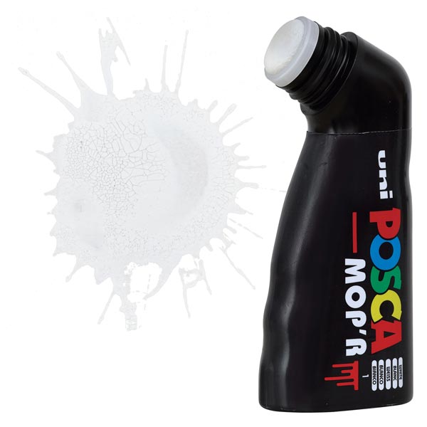 Uniball - Μαρκαδόρος Posca Mop'r PCM-22, 3-19mm White 1 28418