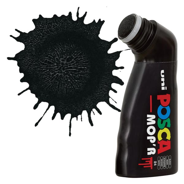 Uniball - Μαρκαδόρος Posca Mop'r PCM-22, 3-19mm Black 24 28424