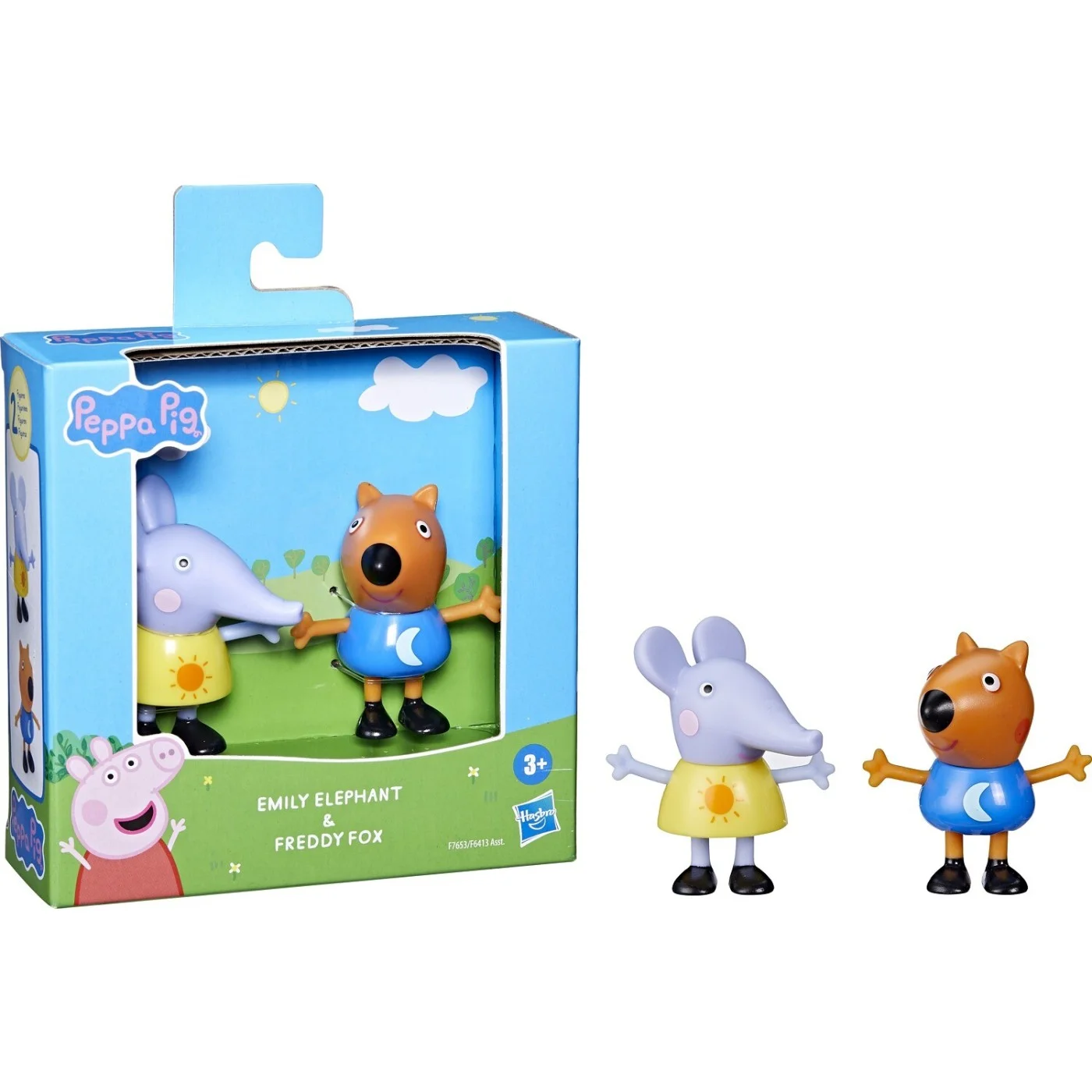 Hasbro - Peppa Pig, Emily Elephant K Freddy Fox F7653 ( F6413)