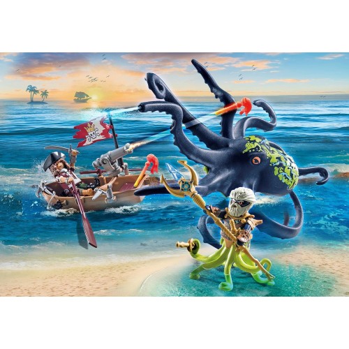 Playmobil Pirates – Πειρατές Μάχη Με Το Γιγάντιο Χταπόδι 71419