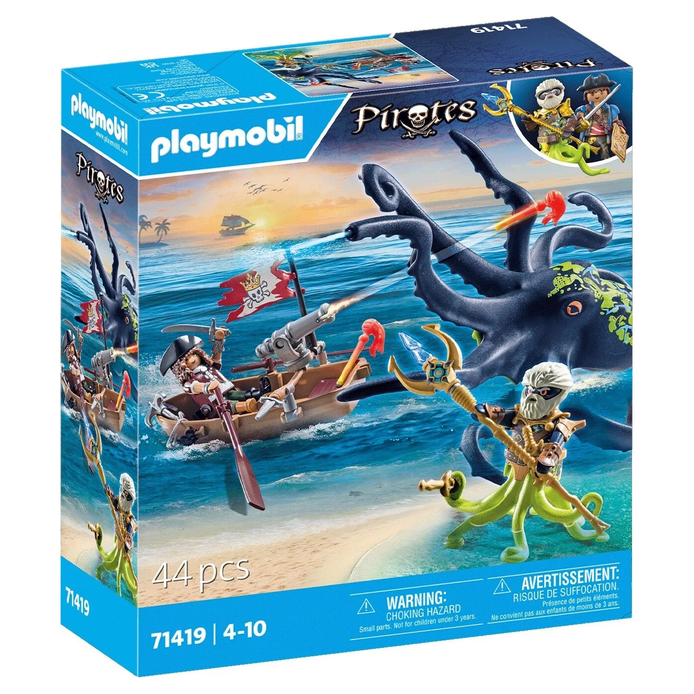 Playmobil Pirates – Πειρατές Μάχη Με Το Γιγάντιο Χταπόδι 71419