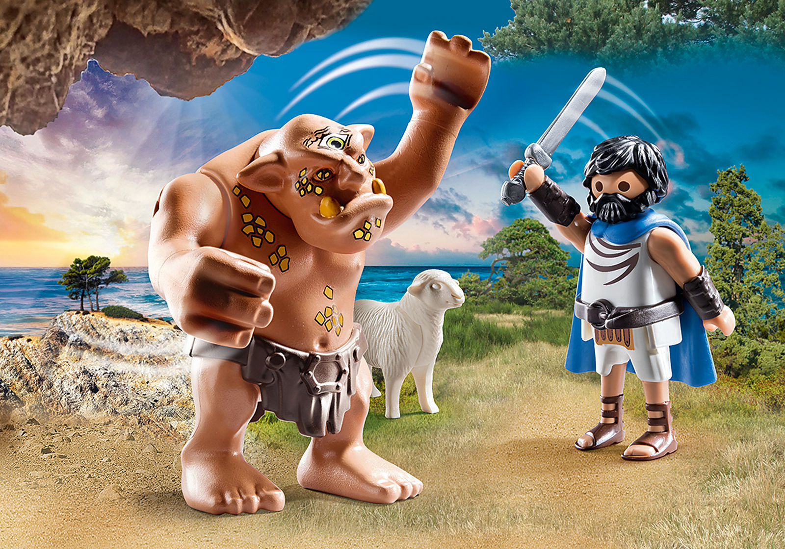 Playmobil History - Ο Οδυσσέας Και Ο Κύκλωπας Πολύφημος 70470