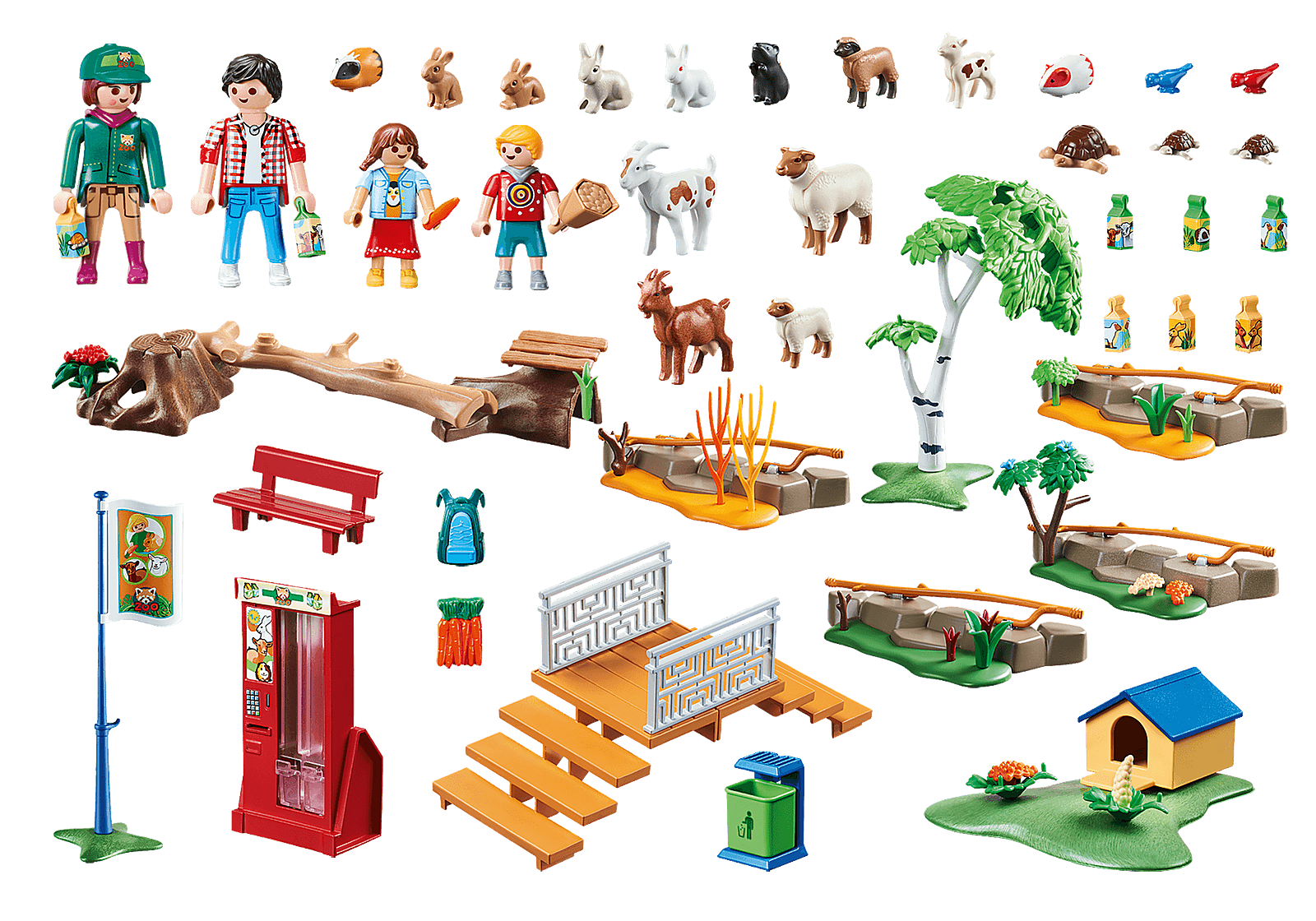 Playmobil Family Fun - Ζωολογικός Κήπος Με Ήμερα Ζωάκια 70342