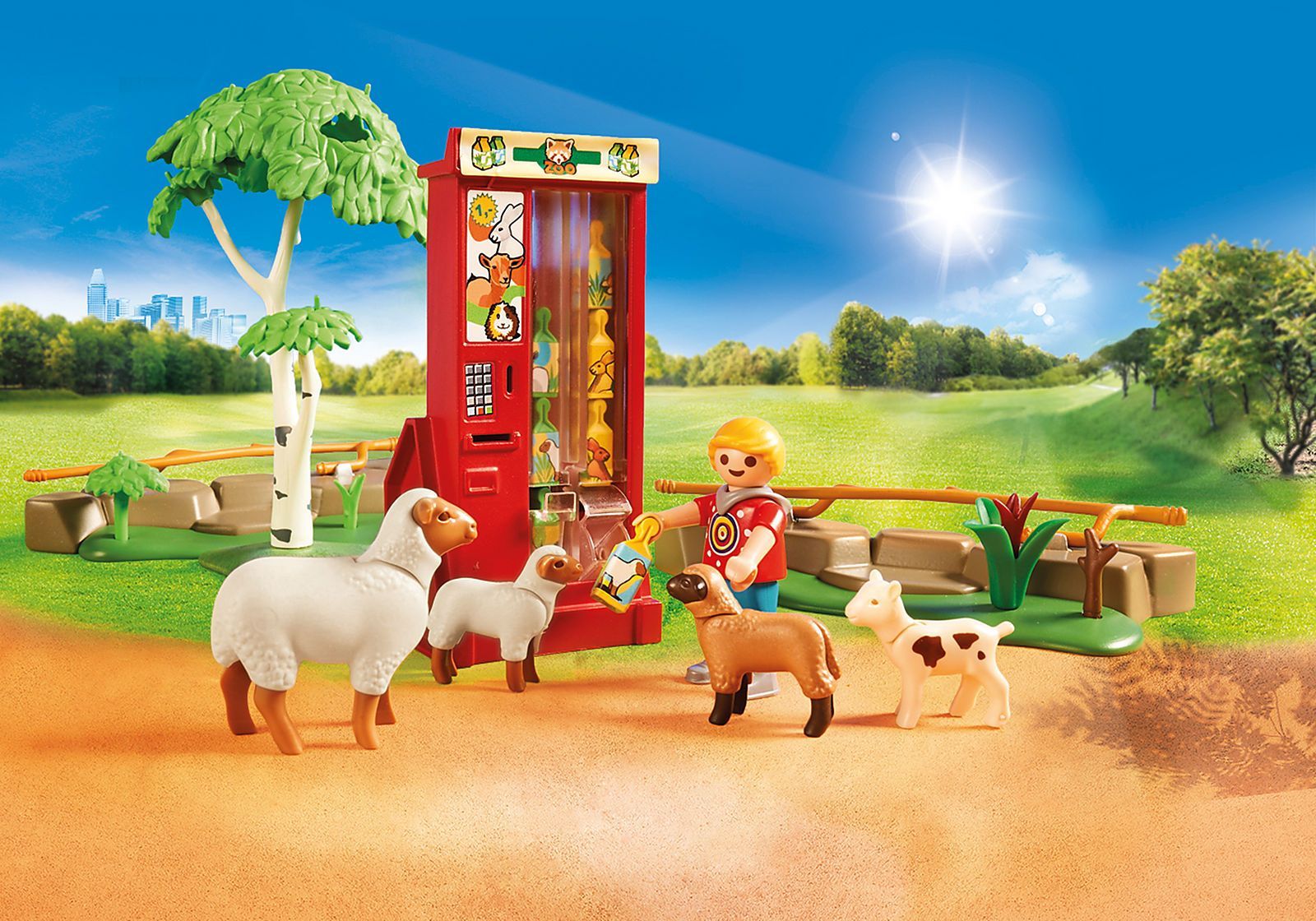 Playmobil Family Fun - Ζωολογικός Κήπος Με Ήμερα Ζωάκια 70342