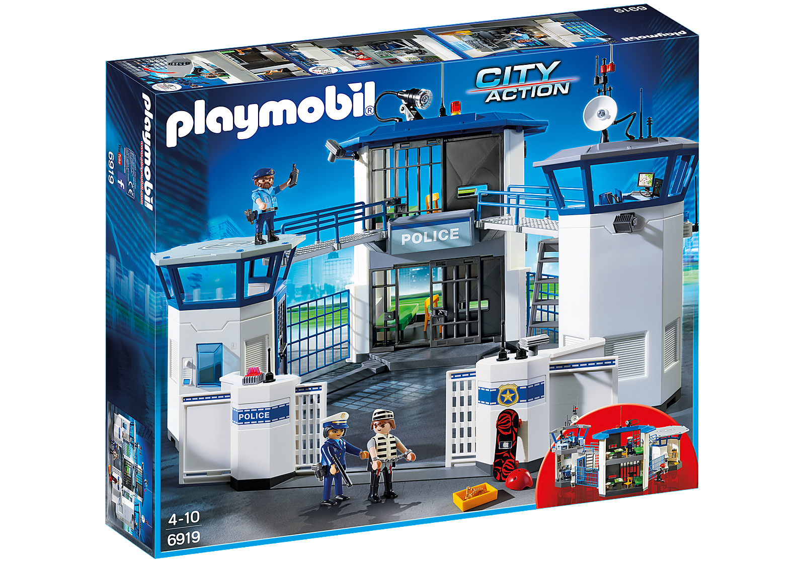Playmobil City Action - Αρχηγείο Αστυνομίας & Φυλακή Ασφαλείας 6919