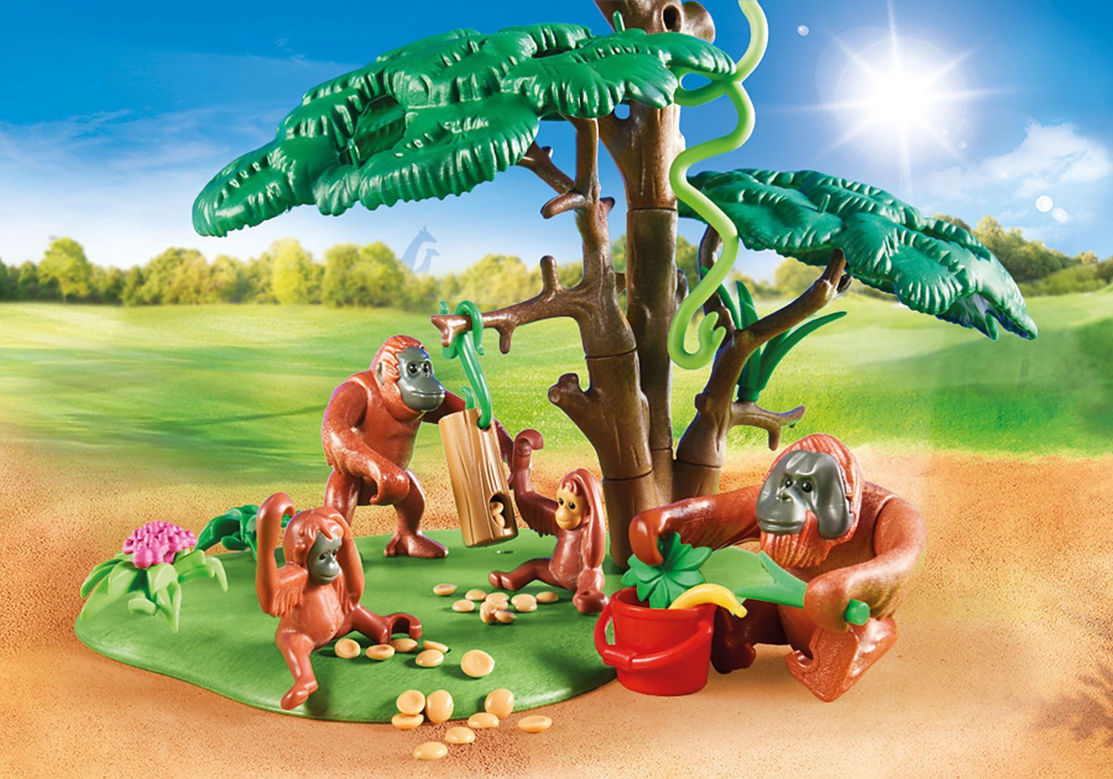 Playmobil Family Fun - Φροντιστής Ζώων Με Ουρακοτάγκους 70345