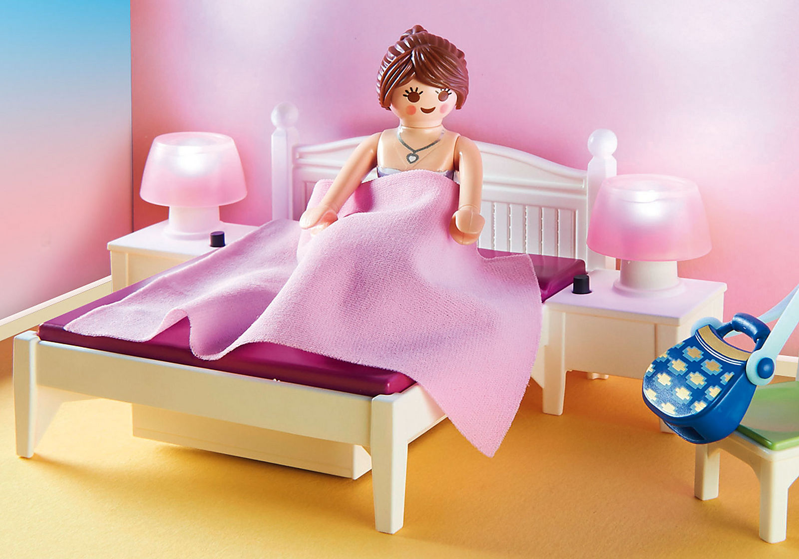 Playmobil Dollhouse - Υπνοδωμάτιο Με Ατελιέ Ραπτικής 70208