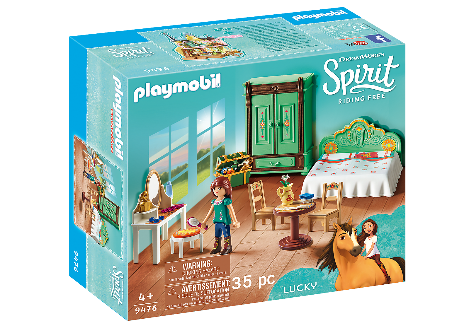 Playmobil Spirit - Το Υπνοδωμάτιο Της Lucky 9476