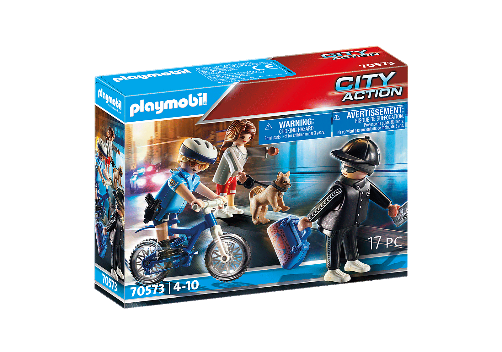 Playmobil City Action - Αστυνομικός Με Ποδήλατο Και Πορτοφολάς 70573