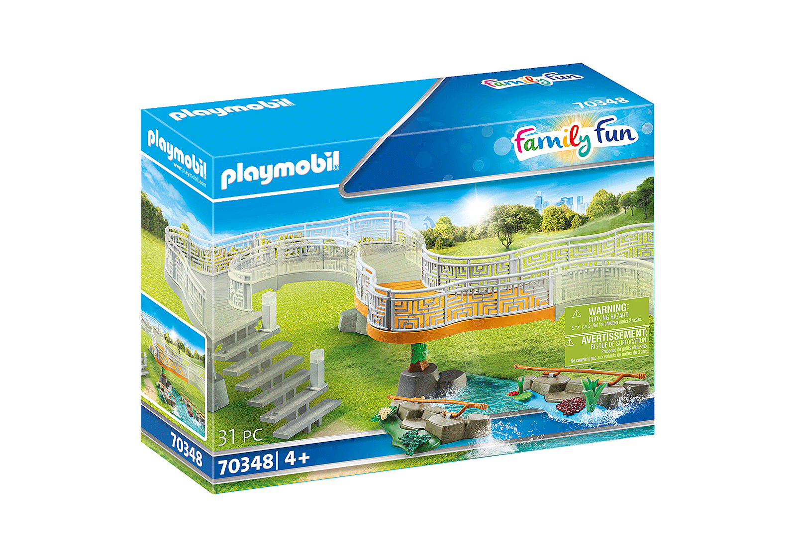 Playmobil Family Fun - Επέκταση Eξέδρας Μεγάλου Ζωολογικού Κήπου 70348