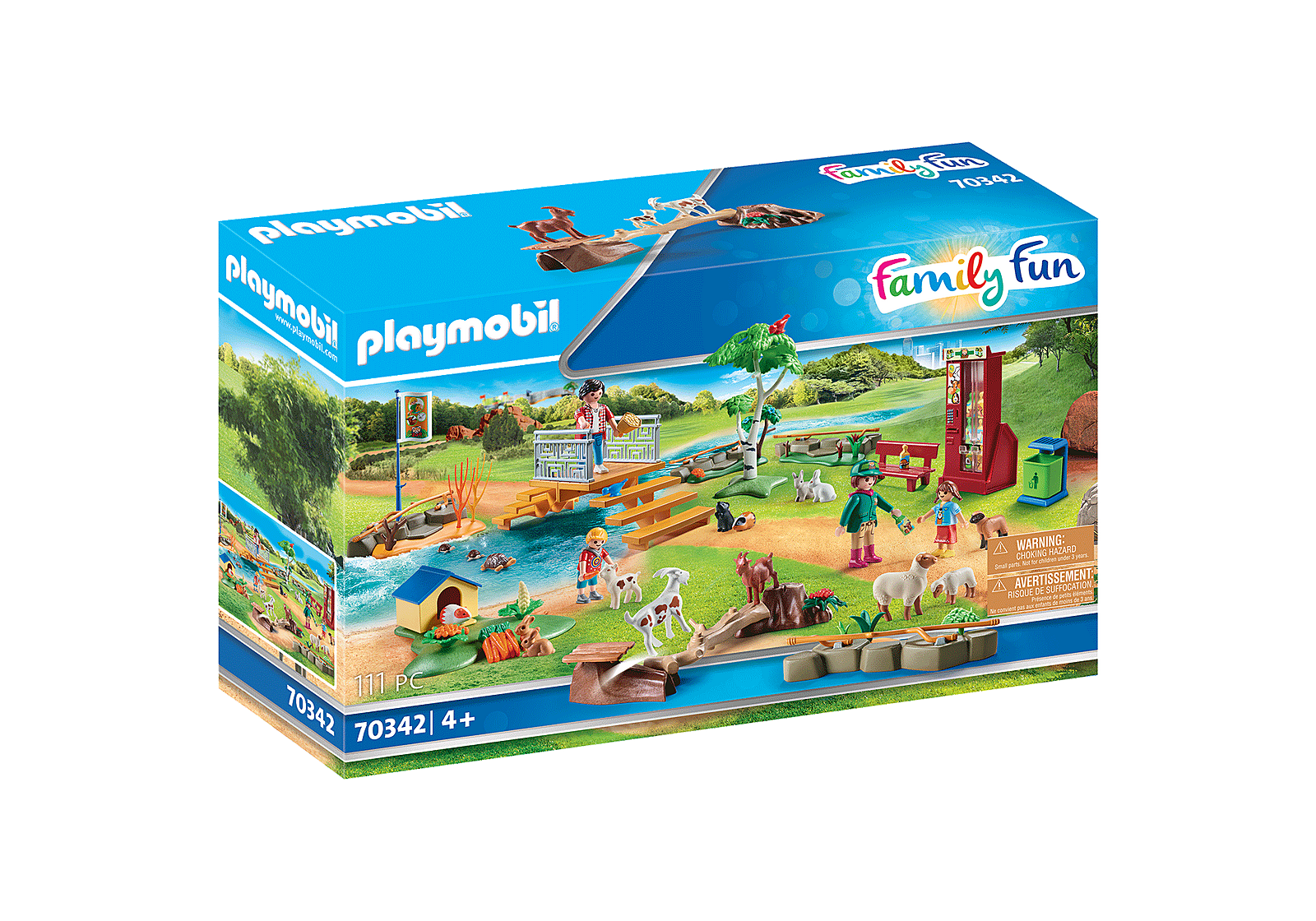 Playmobil Family Fun - Ζωολογικός Κήπος Με Ήμερα Ζωάκια 70342