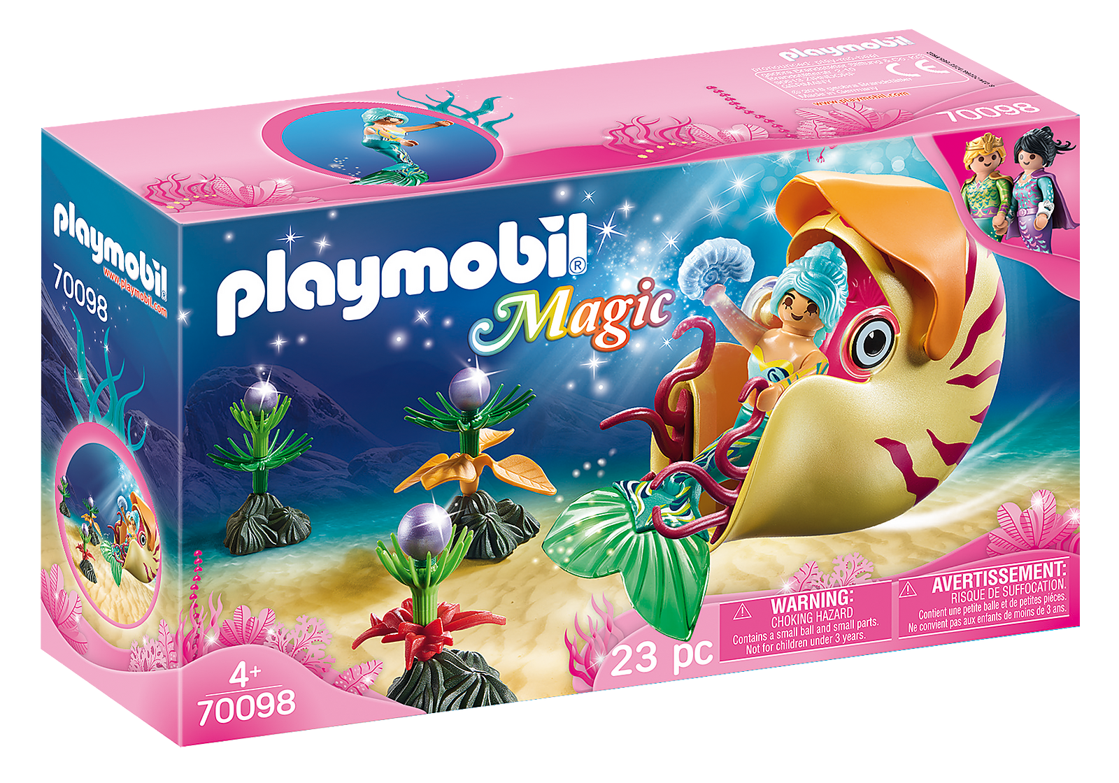 Playmobil Magic - Γοργόνα Με Θαλάσσιο Σαλιγκάρι Γόνδολα 70098