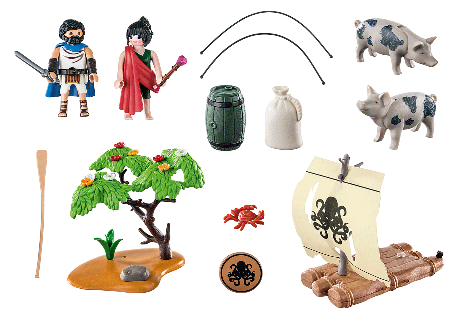 Playmobil History - Ο Οδυσσέας Και Η Κίρκη 70468