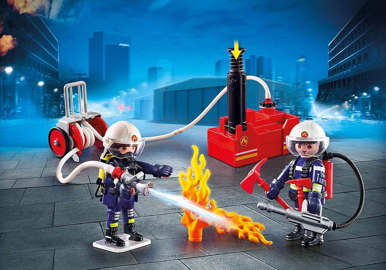 Playmobil City Action - Πυροσβέστες Με Αντλία Νερού 9468