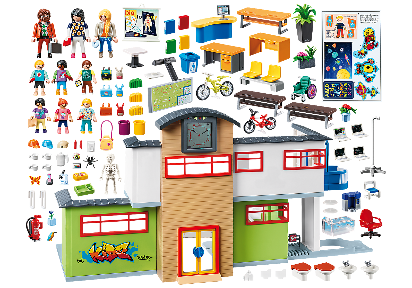 Playmobil City Life - Επιπλωμένο Σχολικό Κτίριο 9453