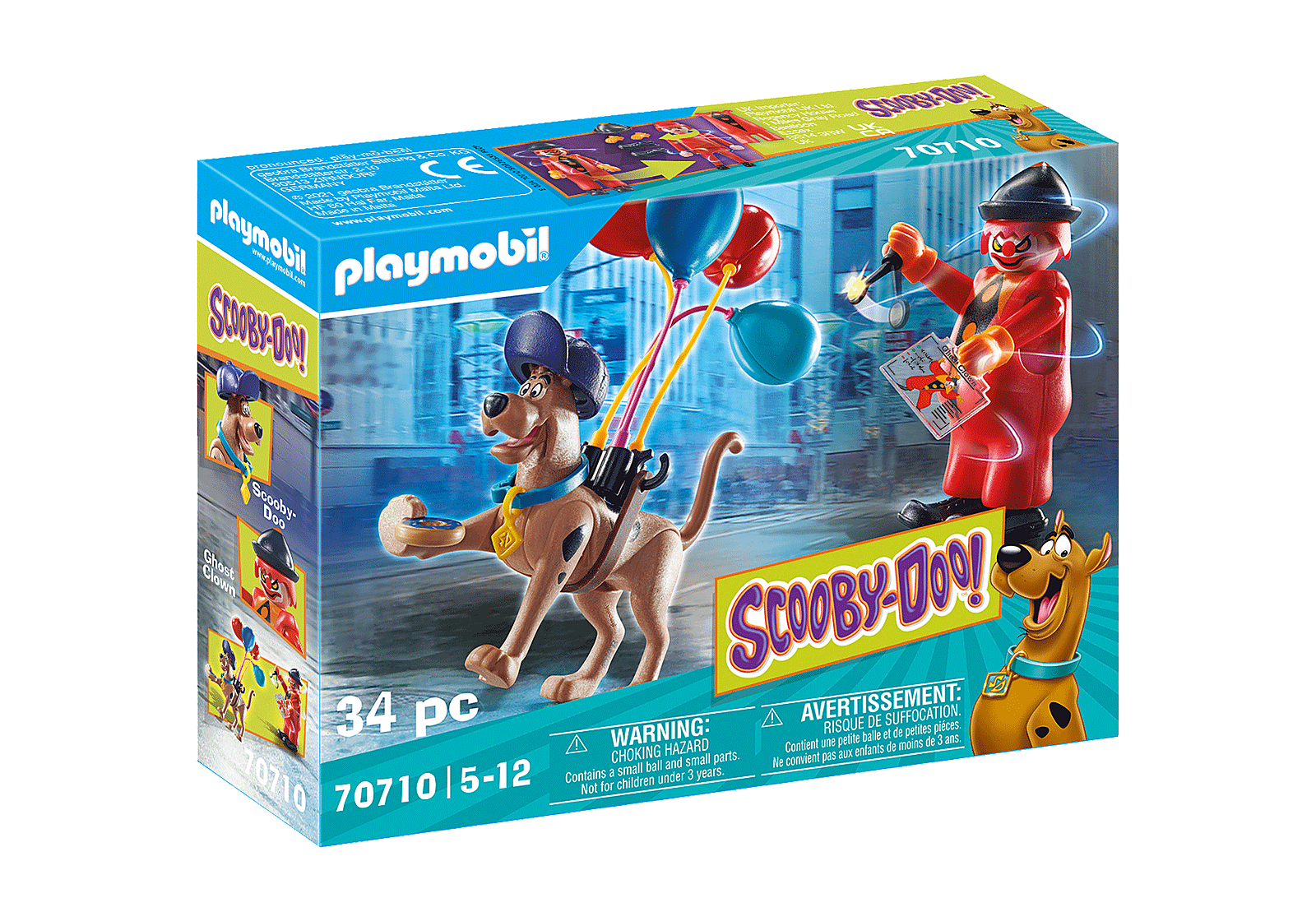 Playmobil Scooby Doo - Περιπέτεια με τον Ghost Clown 70710