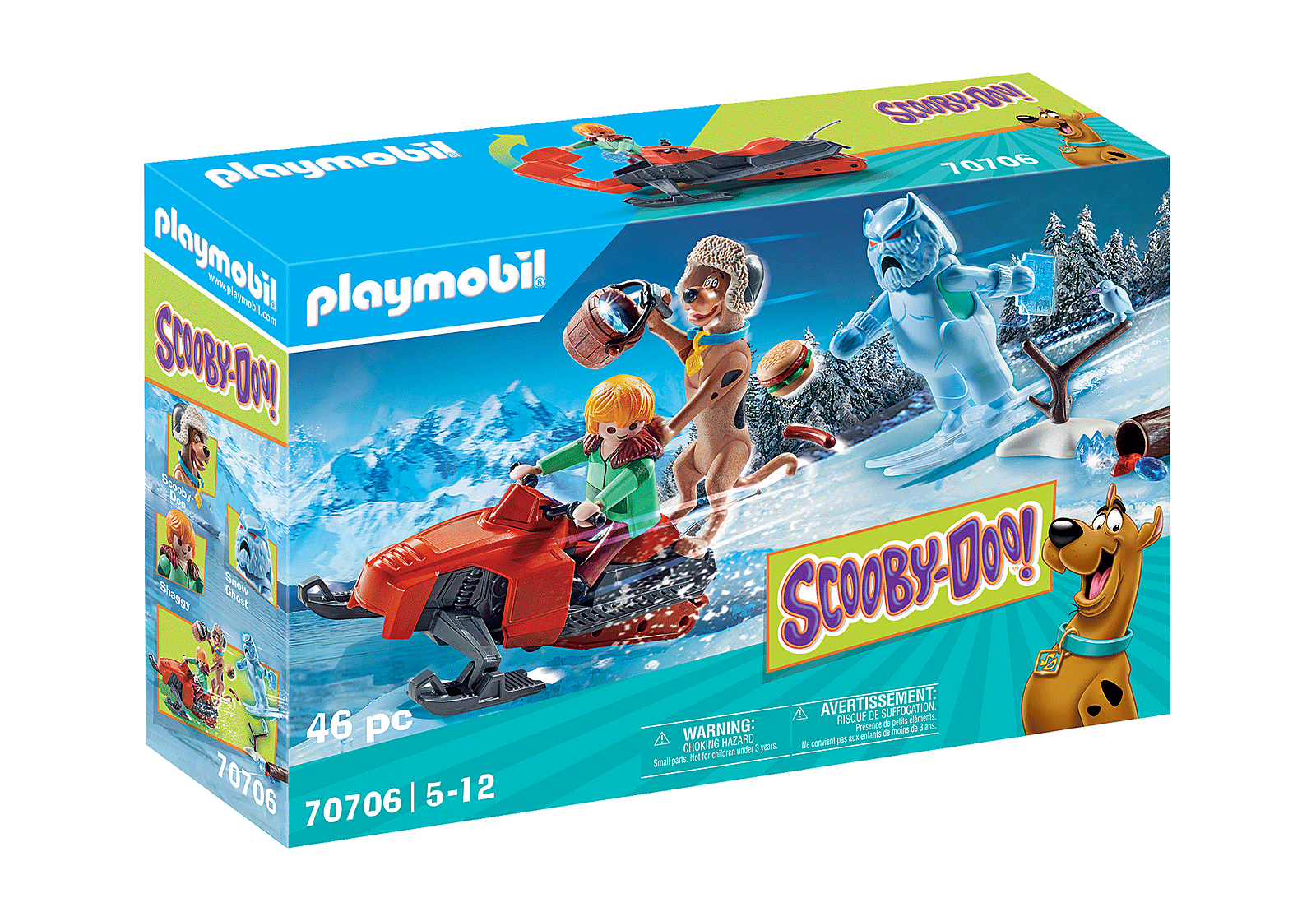 Playmobil Scooby Doo - Περιπέτεια Με Τον Snow Ghost 70706