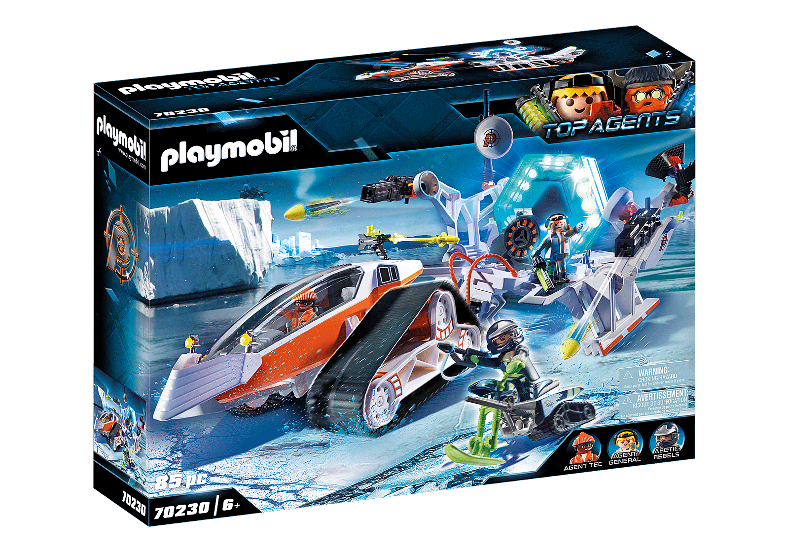 Playmobil Top Agents - Ερπυστριοφόρο Όχημα Της Spy Team 70230