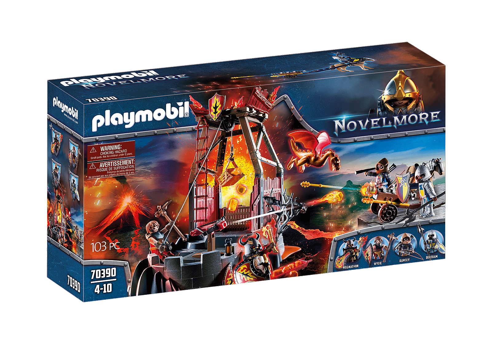 Playmobil Novelmore - Ορυχείο Λάβας Του Μπέρναμ 70390