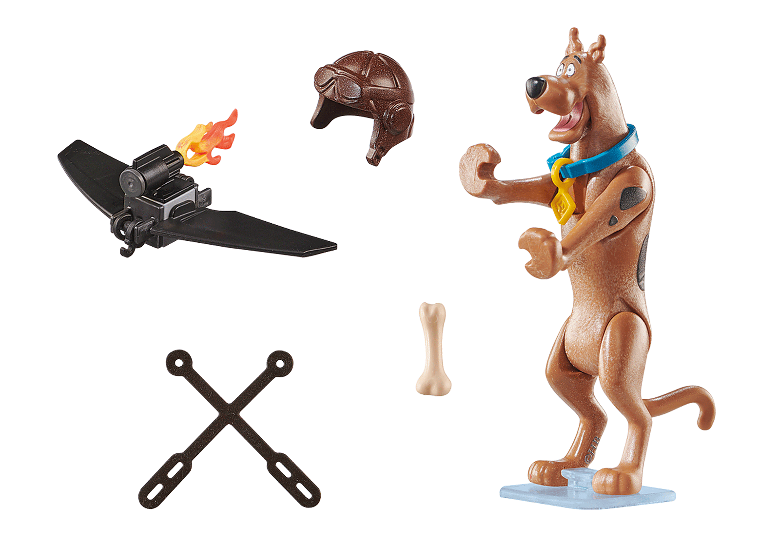 Playmobil Scooby Doo - Συλλεκτική Φιγούρα Scooby "Πιλότος" 70711