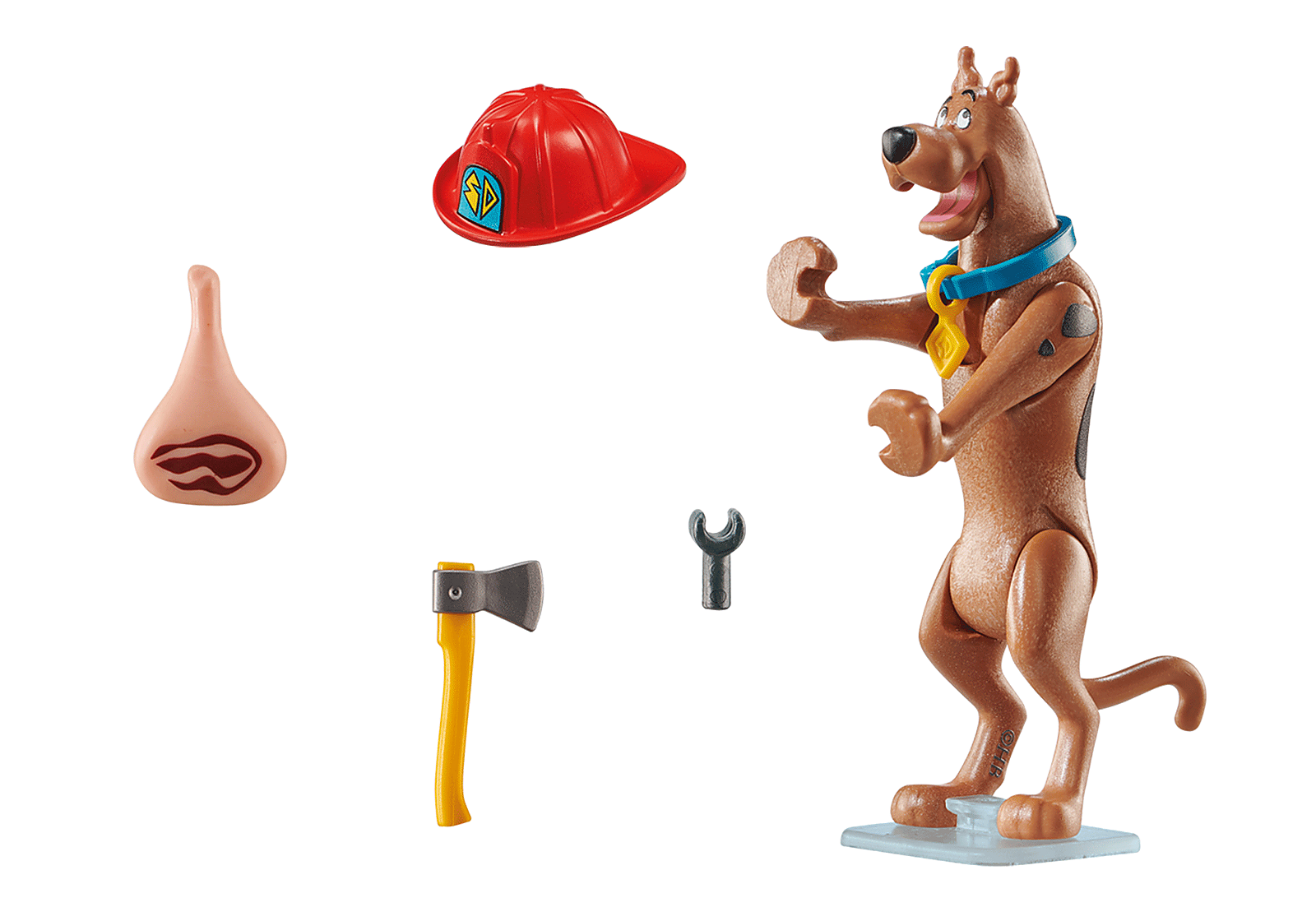 Playmobil Scooby Doo - Συλλεκτική Φιγούρα Scooby "Πυροσβέστης"70712