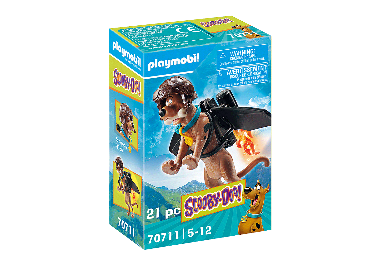 Playmobil Scooby Doo - Συλλεκτική Φιγούρα Scooby "Πιλότος" 70711