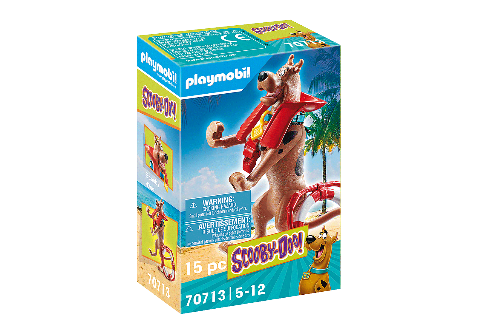 Playmobil Scooby Doo - Συλλεκτική Φιγούρα Scooby "Ναυαγοσώστης" 70713