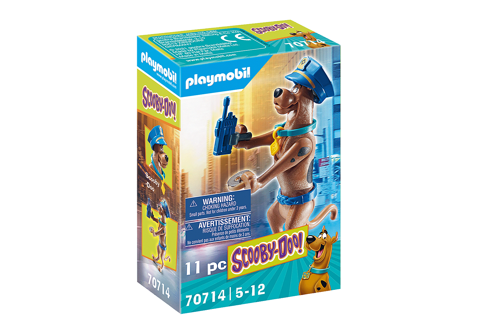 Playmobil Scooby Doo - Συλλεκτική Φιγούρα Scooby "Αστυνομικός" 70714