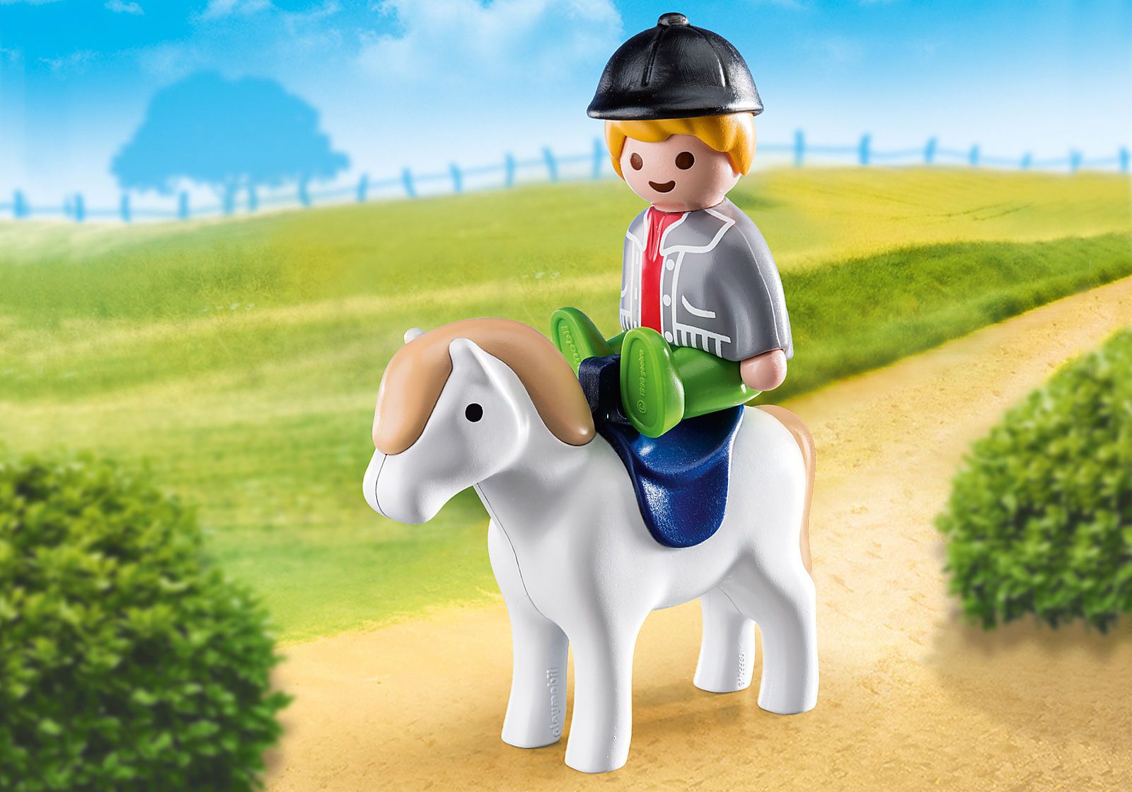 Playmobil 1.2.3 - Αγοράκι Mε Πόνυ 70410