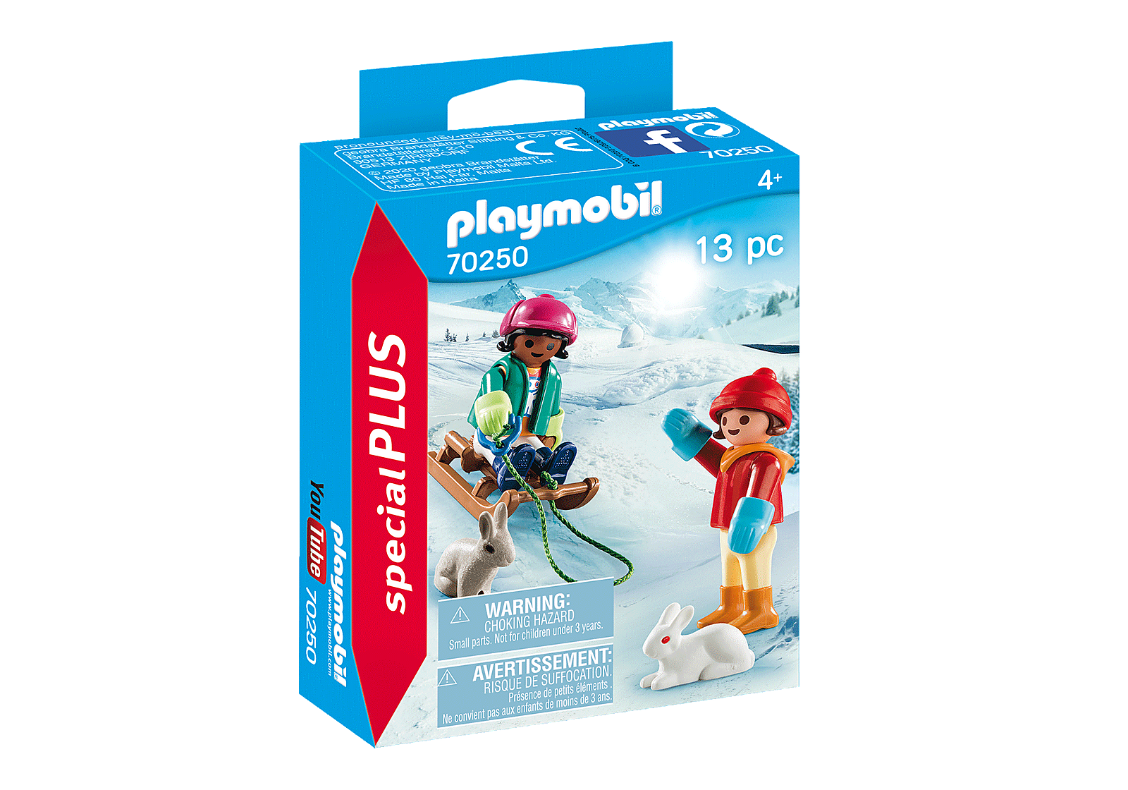 Playmobil Special Plus - Παιδάκια Με Έλκηθρο 70250