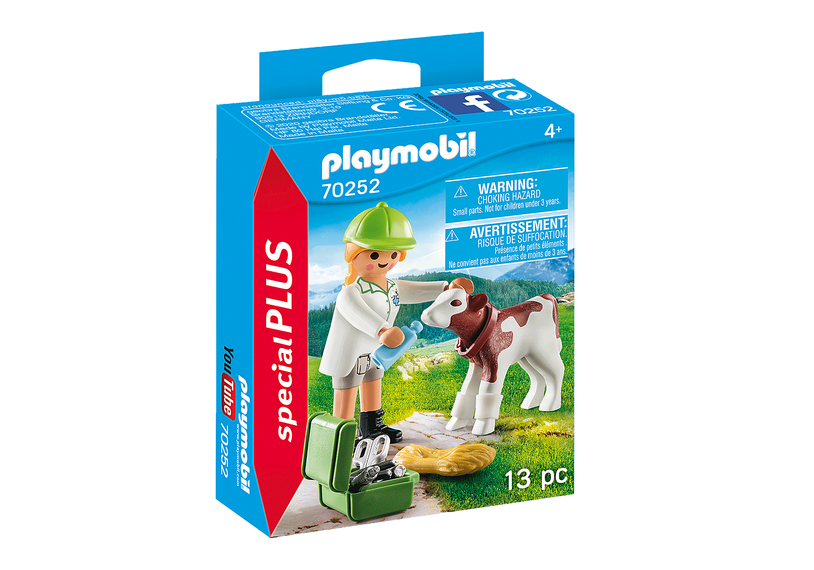 Playmobil Special Plus - Κτηνίατρος Με Μοσχαράκι 70252