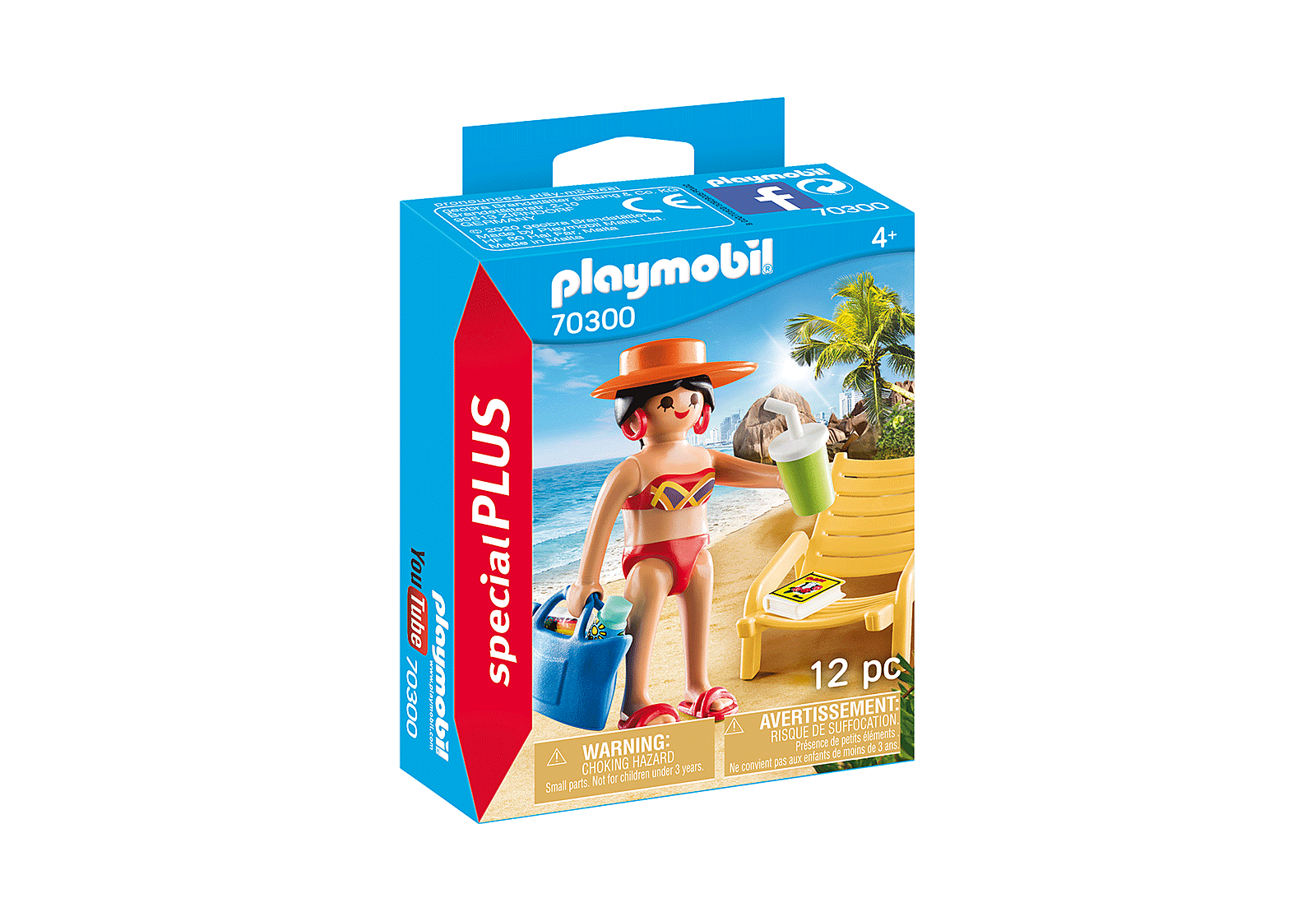 Playmobil Special Plus - Παραθερίστρια Με Ξαπλώστρα 70300