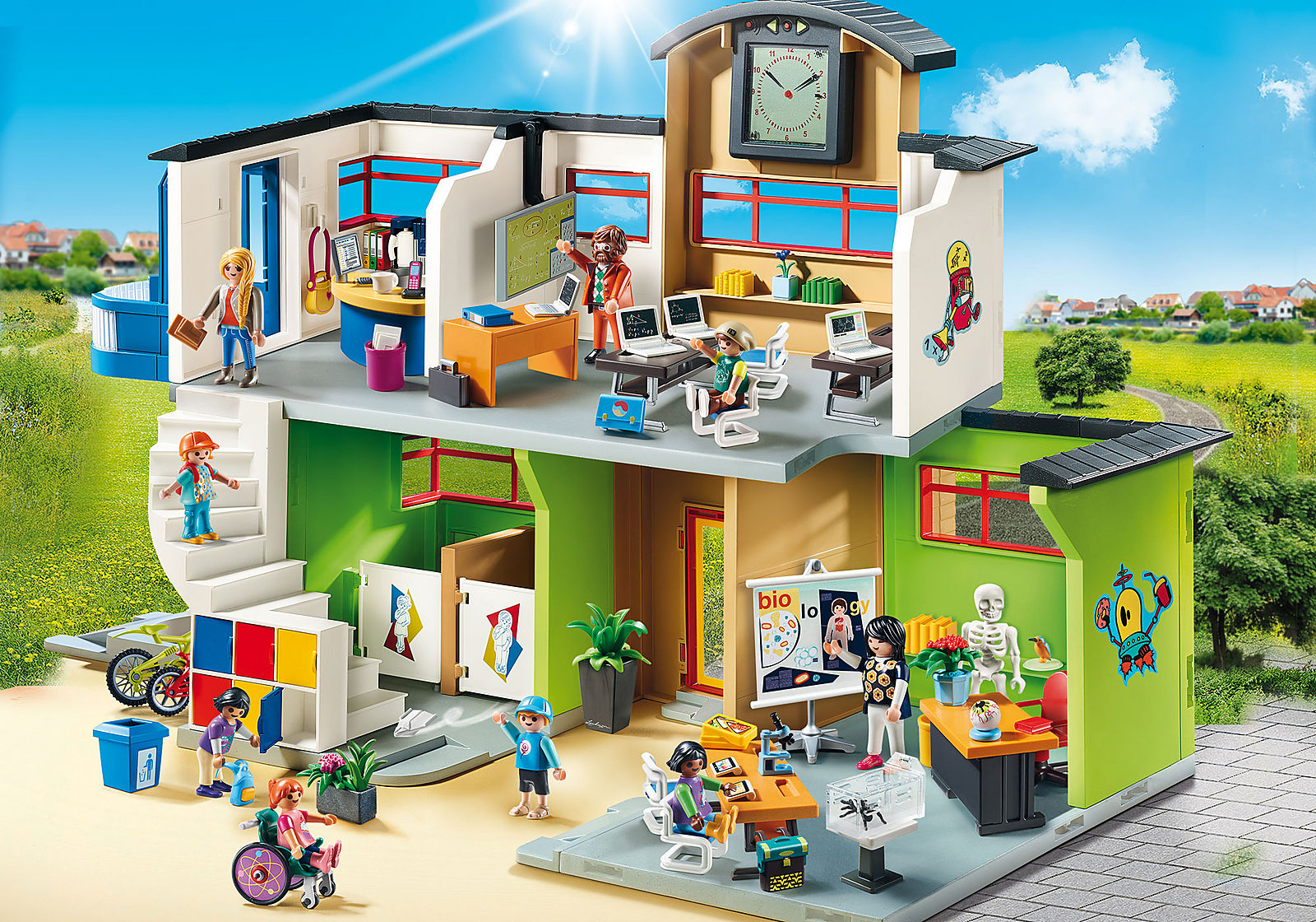 Playmobil City Life - Επιπλωμένο Σχολικό Κτίριο 9453