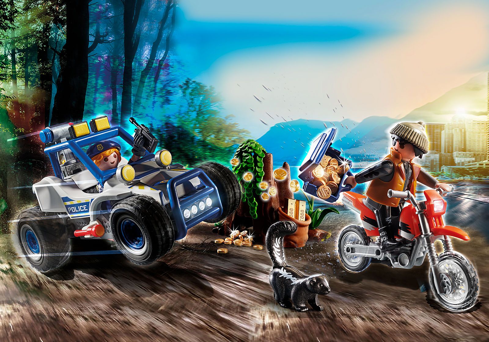 Playmobil City Action - Αστυνομική Καταδίωξη Off-Road 70570