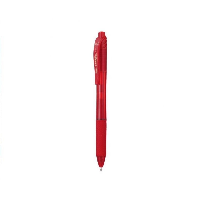 Pentel - Στυλό Energel Με Κουμπί 0.7 Κόκκινο BL107-B