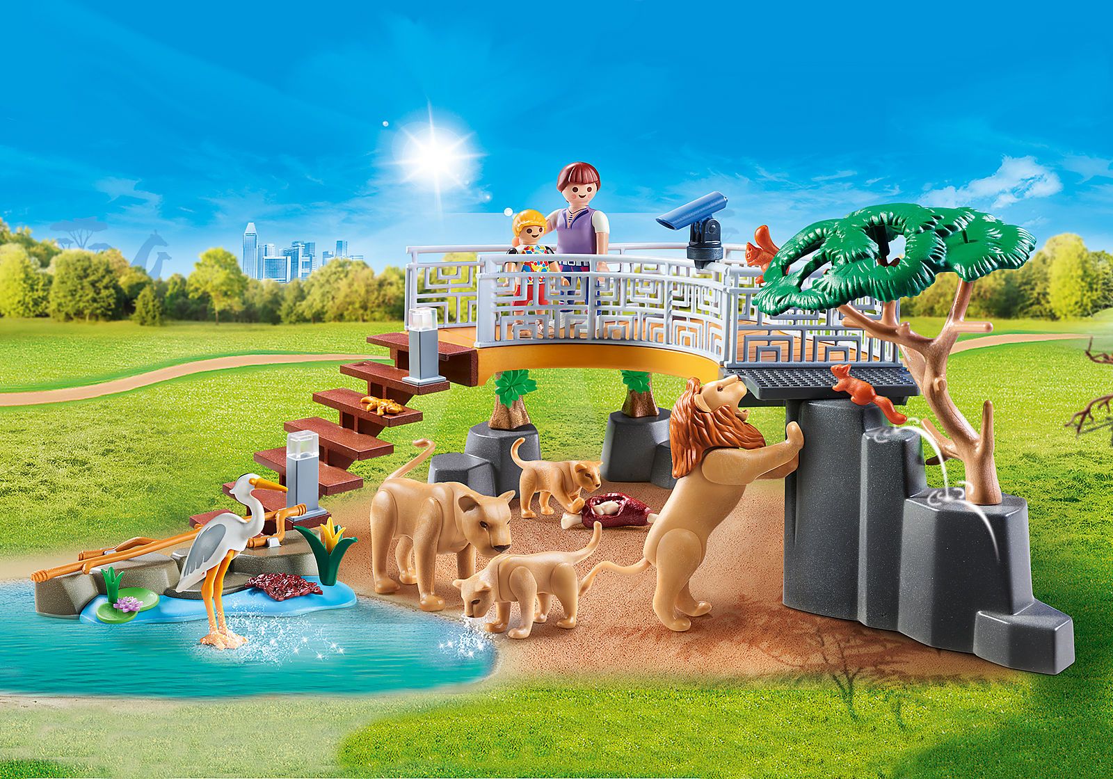 Playmobil Family Fun - Οικογένεια Λιονταριών 70343