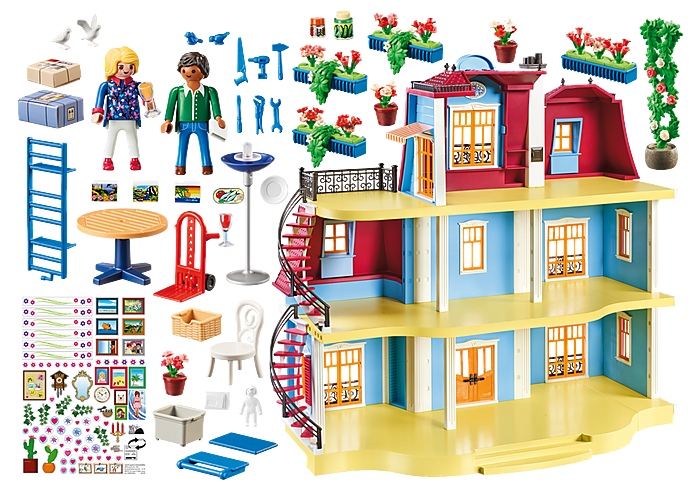 Playmobil Dollhouse - Τριώροφο Κουκλόσπιτο 70205