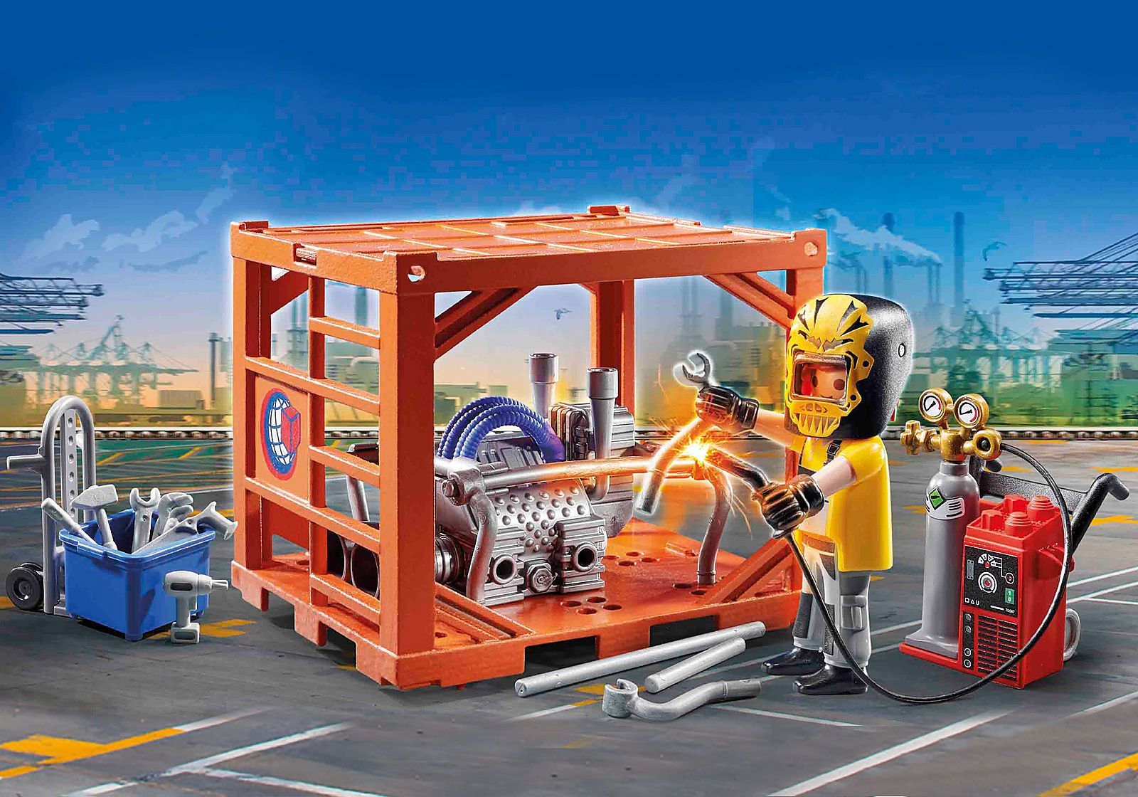 Playmobil City Action - Κατασκευαστής Container 70774