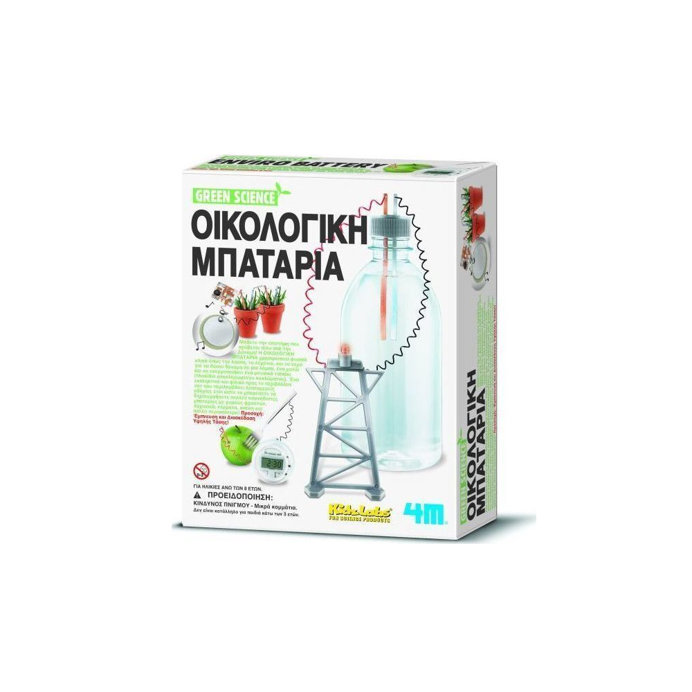 4M - Kidzlabs, Green Science, Οικολογική Μπαταρία 00-03261