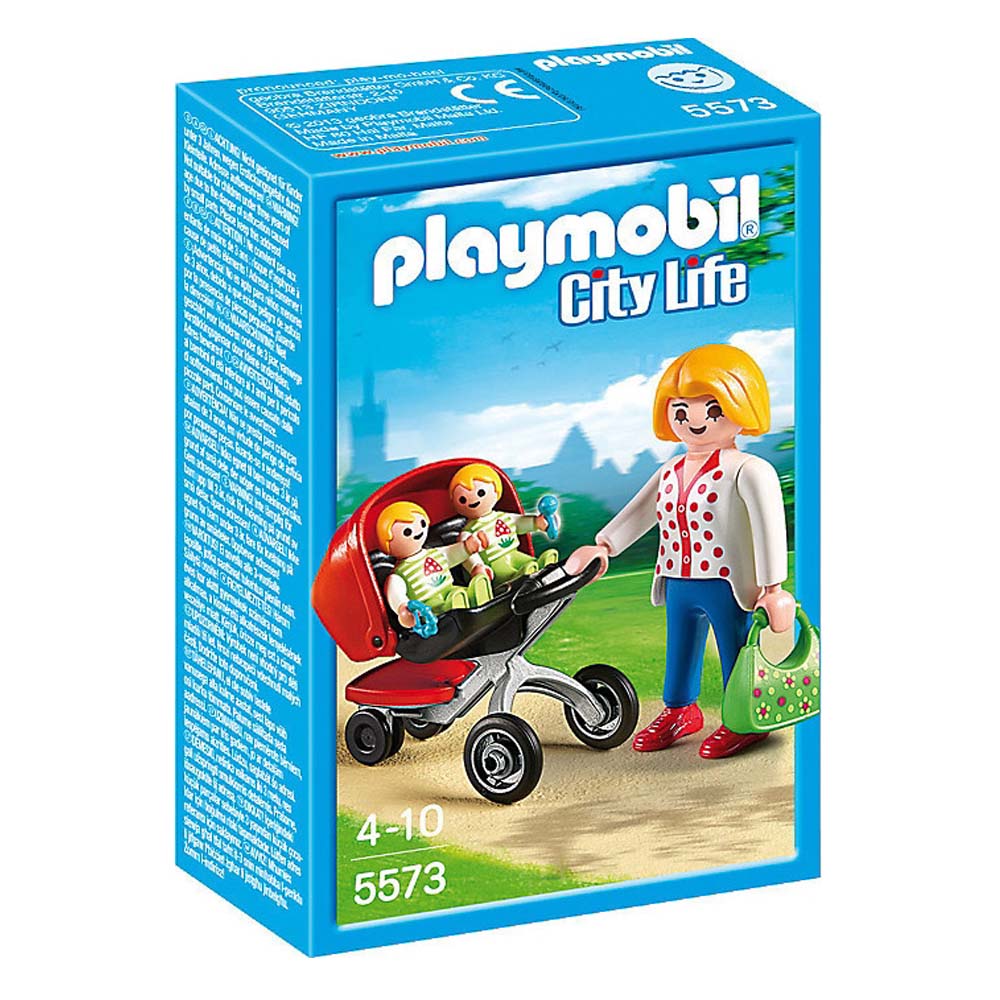Playmobil City Life - Μαμά Με Δίδυμα & Καροτσάκι 5573